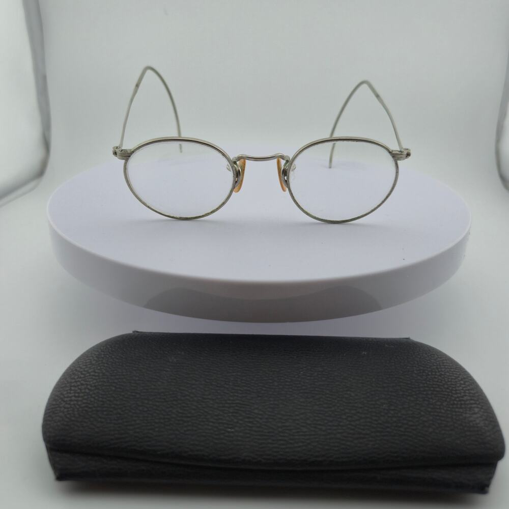 Vintage AO American Optical Ful Vue Silver Wire Rim Frame